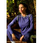 Blusa de Proteção UV Frelith Feminina Costura Trançada - MARINHO