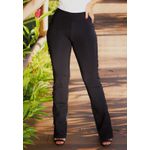 Calça Bailarina Lisa Básica Frelith em Microfibra - PRETO