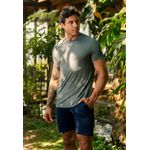 Camiseta Masculina Frelith Básica Crepe - CINZA