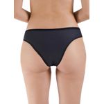 Kit 3 Calcinhas Básicas em Cotton Leve Branca Preta Chocolate - DIVERSOS