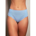 Kit 3 Calcinhas Frelith Onça Color, Azul Claro e Marinho - ESTAMPADA