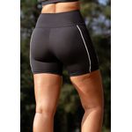 Short Fitness Frelith com Bolso e Filete - PRETO