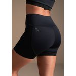 Short Fitness Frelith Fosco Brilho - PRETO