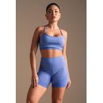 Short Fitness Frelith Fosco Brilho - AZUL