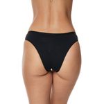Kit 3 Calcinhas Básicas em Cotton Leve Branca Preta Chocolate - DIVERSOS