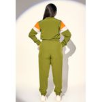 Conjunto Frelith Tactel com Recortes e Zíper - VERDE