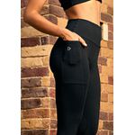 Legging Frelith Athletic com Recorte e Bolso - PRETO