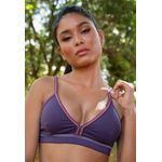 Top Fitness Jasmim Color Lines Frelith - ROXO ESCURO