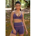 Top Fitness Jasmim Color Lines Frelith - ROXO ESCURO