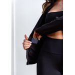 Jaqueta Costura Trançada Frelith - PRETO