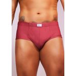 Slip Frelith Trabalhada Lisa - VERMELHO TERRA