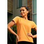 T-shirt Fitness Frelith New Trip - LARANJA