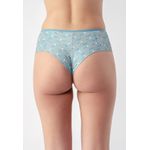 Kit 3 Fios Frelith Floral Marinho e Marfim - ESTAMPADA