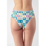 Kit 3 Calcinhas Frelith Floral Azul e Rosa - ESTAMPADA