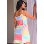 Camisola Frelith Estampada Patchwork em Viscolycra - ESTAMPADA