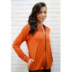 Jaqueta Frelith Lisa de Zíper - LARANJA