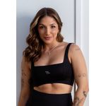 Top Fitness Frelith Quadrado - PRETO