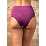 Kit 3 Calcinhas Frelith Cós Alto Marinho Pink e Roxo - DIVERSOS