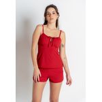 Pijama Verão Aurora Frelith - VERMELHO