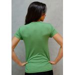 T-Shirt Frelith com Silk Let Love Grow em Viscolycra. - VERDE