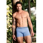 Boxer Frelith Sem Costura com Cós Personalizado - AZUL CLARO