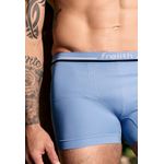 Boxer Frelith Sem Costura com Cós Personalizado - AZUL CLARO