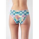 Kit 3 Calcinhas Frelith Floral Azul e Rosa - ESTAMPADA