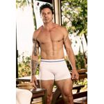 Boxer Frelith Sem Costura com Cós Personalizado - BRANCO