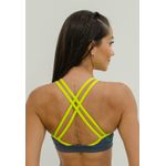 Top Fitness viés Color Frelith - CINZA ESCURO