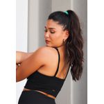 Top Fitness Frelith Canelado - PRETO