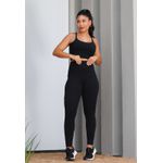 Top Fitness Frelith Canelado - PRETO