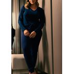 Pijama Inverno Frelith Visco e Moletom Power Play - MARINHO