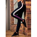 Legging Fitness Frelith com Faixa 3 Cores - PRETO