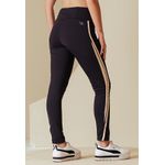 Legging Fitness Frelith com Recorte e Viés - PRETO