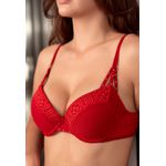 Conjunto Yara Frelith em Renda Com Strass - VERMELHO