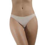 Kit Calcinhas com 3 Fios em Microfibra Branca Preta Chocolate - DIVERSOS