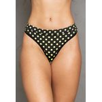 Kit 3 Fios Frelith Poá Onça Neon e Preto - ESTAMPADA