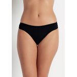 Kit 3 Calcinhas Sarah Frelith Castanho, Preto e Vermelho - DIVERSOS