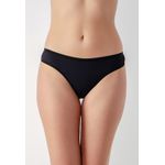 Kit 3 Calcinhas Sarah Frelith Básicos Canelado - DIVERSOS