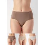 Kit 3 Calcinhas Luara Frelith Base , Castanho e Chocolate - DIVERSOS