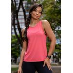 Regata Fitness Frelith com Decote nas Costas - CORAL