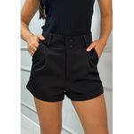Short Alfaiataria Frelith - PRETO