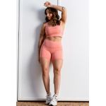 Short Fitness Costura Trançada Frelith - ROSE