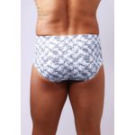 Slip Frelith Rabiscos Xadrez - ESTAMPADA