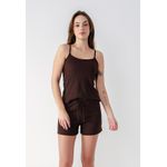 Pijama Verão Analu Frelith - MARROM