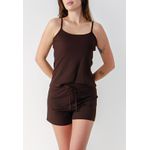 Pijama Verão Analu Frelith - MARROM