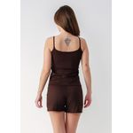 Pijama Verão Analu Frelith - MARROM