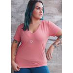 Blusa Fitness Frelith Elisa Trabalhada em Microfibra - ROSE