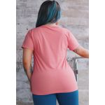 Blusa Fitness Frelith Elisa Trabalhada em Microfibra - ROSE