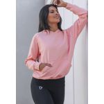 Blusa Moletom Frelith Lisa com Capuz - CORAL